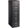 Lorell Fortress Series 26-1/2" Commercial-Grade Vertical File Cabinet - 18" Width x 26.5" Depth x 61" Height - 5 x Drawer(s) for File - Legal - Vertical - Heavy Duty, Security Lock, Ball-bearing Suspension Product Image 