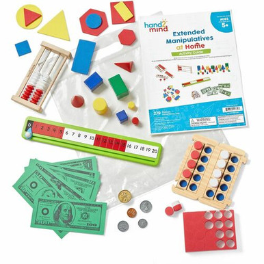 Learning Resources K-2 Extended Math Manipulatives Kit - Skill Learning ...