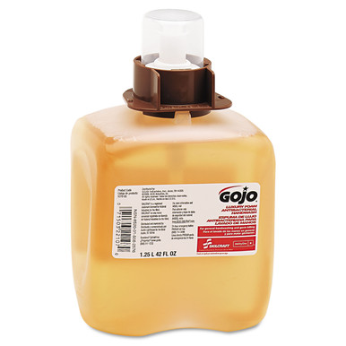 Gojo Antibacterial Foam Handwash, Refill, Plum, 1250ml Refill, 3/Carton