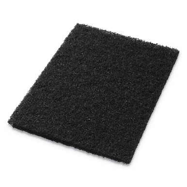 Americo Black Stripping Floor Pad - 14 x 20