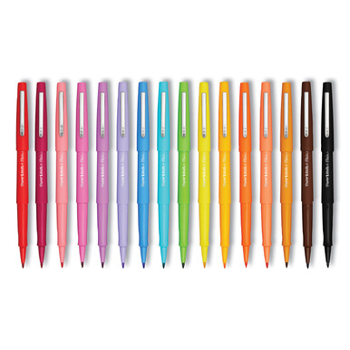 Point Guard Flair Felt Tip Porous Point Pen, Stick, Medium 0.7 Mm