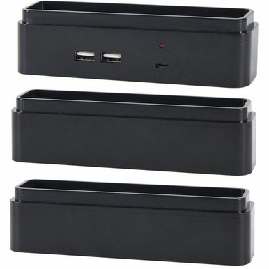 DAC Stax MP-232 Monitor Riser Block Kit with 2 USB Charging Ports - 6 ...
