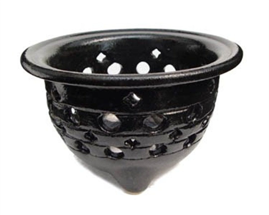 Fuuran Pot (Neofinetia falcata pot) - 4" black