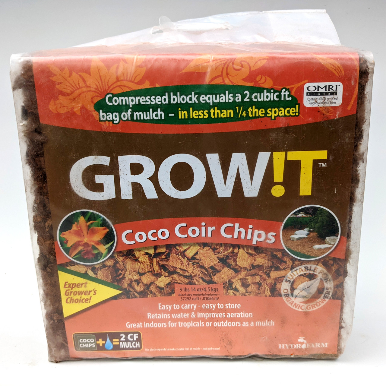 Coco Coir Chips (compressed coconut husk) - OrchidWeb