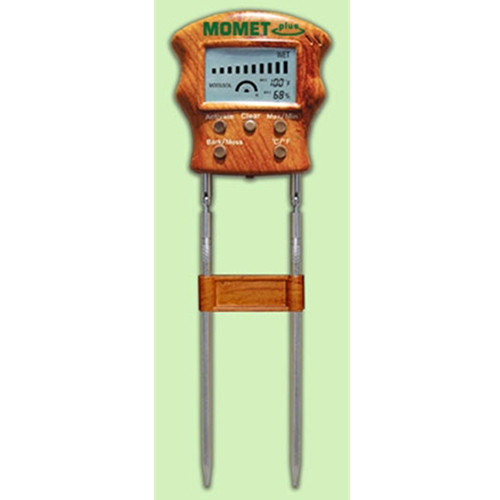 MOMET Plus Moisture Meter plus Temperature & Humidity Gauge Orchid