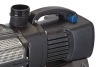Handle operation<br />The ergonomic handle, aligned with the pump's centre of gravity facilitates transport and installation. The switch for the dynamic function is positioned directly on the handle.