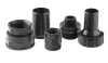 Adapter set<br />An adapter set for connecting all 1” and 1 ½” OASE fountain attachments is included in the scope of delivery of the Aquarius Eco Expert fountain pumps.