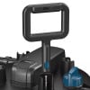 Innovador sistema de limpieza<br />El mango de limpieza extraíble facilita el manejo y permite comprimir los cartuchos del filtro, logrando una limpieza sencilla y sin esfuerzo.