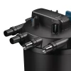 Highest Flexibility<br />With two separate inputs for parallel operation of up to two pumps and two flexible outlets for the return line – ideal for impressive waterfalls or direct return to the pond.