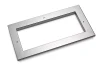 Stainless steel cover, wide<br />The high-quality stainless steel cover ensures a sophisticated look.