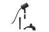 Excellent product design<br />Light-resistant surface and clever installation features such as a weighted base with screw holes, an extension piece for height adjustment and an adjustable head.