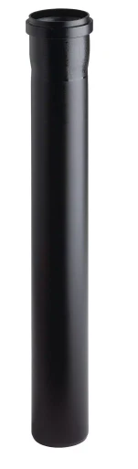 Discharge pipe black DN50/480 mm INT