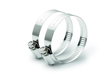 Stainless steel hose clamp 1 1/2"-2" INT