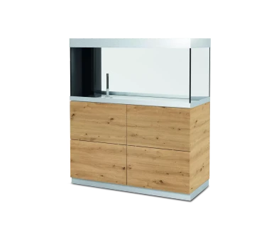 HighLine Room Divider White Glass 300 Wild Oak INT