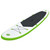 vidaXL Inflatable Stand Up Paddleboard Set Green and White