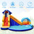 Inflatable Bouncy House with Slide and Splash Pool without Blower - Color: Multicolor