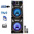 beFree Sound Rechargeable Bluetooth 12inch Double Subwoofer Portable Party Speaker with Dual Layer 