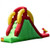 Inflatable Water Slide Bounce House with Climbing Wall and Jumper without Blower - Color: Multicolor