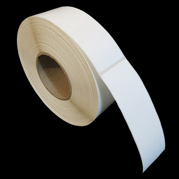 2 in W x 6 in L IJ Matte Film Labels, 8 in OD, 3 in Core, White, Freezer Grade Adhesive, No Perf, 920 Labels/Roll, 4 Rolls/Case, 1 Case (3,680 Labels), Black Rhino Preferred