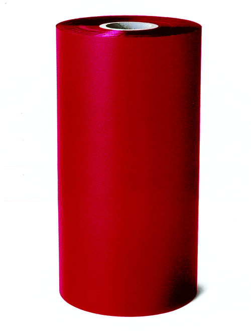 Thermal Transfer Ribbons, Wax-Resin, DC200SRdWi, 4.33 in x 1181 ft (110mm x 360M), Red, 1 Case (24 Ribbons), For Genius Printers