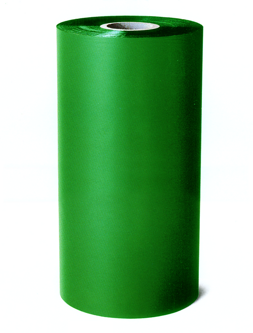 Thermal Transfer Ribbons, Wax, ZEBRA, 5.12 in x 984 ft (130mm x 300M), Green, 1 Case (12 Ribbons), For ZEBRA Printers