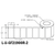 2 in W x 1 in L High-Gloss Film Inkjet Labels, 4 in OD, 2 in Core, White, Standard Adhesive, No Perf, 8 Rolls, 900 Labels/Roll, 1 Case (7200 labels), Black Rhino Preferred