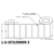 3 in W x 1 in L High-Gloss Film Inkjet Labels, 8 in OD, 3 in Core, White, Standard Adhesive, No Perf, 2 Rolls, 5000 Labels/Roll, 1 Case (10000 labels), Black Rhino Preferred