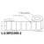 2 in W x 1 in L Matte Paper Inkjet Labels, 4 in OD, 2 in Core, White, Standard Adhesive, No Perf, 8 Rolls, 900 Labels/Roll, 1 Case (7200 labels), Black Rhino Preferred