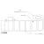2 in W x 1 in L TT Matte Paper Labels, 8 in OD, 3 in Core, White, General Purpose Permanent Adhesive, Perf, 5,500 Labels/Roll, 8 Rolls/Case, 1 Case (44,000 Labels), Black Rhino Stock Labels
