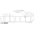 2 in W x 2 in L TT Matte Paper Labels, 8 in OD, 3 in Core, White, General Purpose Permanent Adhesive, Perf, 3,000 Labels/Roll, 8 Rolls/Case, 1 Case (24,000 Labels), Black Rhino Stock Labels