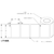 3 in W x 2 in L TT Matte Paper Labels, 8 in OD, 3 in Core, White, General Purpose Permanent Adhesive, No Perf, 3,000 Labels/Roll, 6 Rolls/Case, 1 Case (18,000 Labels), Black Rhino Stock Labels