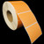 4 in W x 3 in L TT Matte Paper Labels, 8 in OD, 3 in Core, Orange (PMS 1495), General Purpose Permanent Adhesive, Perf, 1,900 Labels/Roll, 4 Rolls/Case, 1 Case (7,600 Labels), Black Rhino Stock Labels