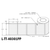 4 in W x 3 in L TT Matte Paper Labels, 8 in OD, 3 in Core, Pink (PMS 1767), General Purpose Permanent Adhesive, Perf, 1,900 Labels/Roll, 4 Rolls/Case, 1 Case (7,600 Labels), Black Rhino Stock Labels