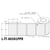 4 in W x 3 in L TT Matte Paper Labels, 8 in OD, 3 in Core, Purple (PMS 515), General Purpose Permanent Adhesive, Perf, 1,900 Labels/Roll, 4 Rolls/Case, 1 Case (7,600 Labels), Black Rhino Stock Labels