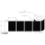 4 in W x 3 in L TT Matte Paper Labels, 8 in OD, 3 in Core, Yellow (Pantone Yellow), General Purpose Permanent Adhesive, Perf, 1,900 Labels/Roll, 4 Rolls/Case, 1 Case (7,600 Labels), Black Rhino Stock Labels