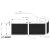 4 in W x 6 in L TT Matte Paper Labels, 8 in OD, 3 in Core, Fluorescent Pink (PMS 806), General Purpose Permanent Adhesive, Perf, 1,000 Labels/Roll, 4 Rolls/Case, 1 Case (4,000 Labels), Black Rhino Stock Labels