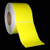 4 in W x 6.5 in L TT Matte Paper Labels, 8 in OD, 3 in Core, Yellow (Pantone Yellow), General Purpose Permanent Adhesive, Perf, 930 Labels/Roll, 4 Rolls/Case, 1 Case (3,720 Labels), Black Rhino Stock Labels