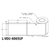 4 in W x 6.5 in L DT Matte VL Paper Uncoated Labels, 8 in OD, 3 in Core, White, General Purpose Permanent Adhesive, Perf, 930 Labels/Roll, 4 Rolls/Case, 1 Case (3,720 Labels), Black Rhino Stock Labels