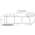 3 in W x 3 in L IJ High-Gloss Paper Labels, 4 in OD, 2 in Core, White, General Purpose Permanent Adhesive, No Perf, 425 Labels/Roll, 12 Rolls/Case, 1 Case (5,100 Labels), Black Rhino Stock Labels