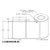6 in W x 4 in L IJ Matte Film - BS5609 Certified Labels, 6 in OD, 3 in Core, White, Freezer Grade Adhesive, No Perf, 815 Labels/Roll, 4 Rolls/Case, 1 Case (3,260 Labels), Black Rhino Preferred