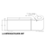 8.375 in W x 16.875 in L IJ Matte Film Labels, 6 in OD, 3 in Core, White, High Performance Permanent Adhesive, Perf, 185 Labels/Roll, 4 Rolls/Case, 1 Case (740 Labels), Black Rhino Stock Labels