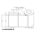 6 in W x 4 in L IJ Matte Paper Labels, 6 in OD, 3 in Core, White, General Purpose Permanent Adhesive, No Perf, 900 Labels/Roll, 4 Rolls/Case, 1 Case (3,600 Labels), Black Rhino Stock Labels