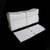 4 in W x 6 in L IJ Matte Film Tags, Fanfold, White, Perf, 12 in Fanfold Length, With Black Marks, 1,000 Tags/Stack, 2 Stacks/Case, 1 Case (2,000 Tags), Black Rhino Stock Labels