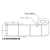 4 in W x 4 in L IJ High-Gloss Film Labels, 6 in OD, 3 in Core, White, General Purpose Permanent Adhesive, No Perf, 1,045 Labels/Roll, 4 Rolls/Case, 1 Case (4,180 Labels), Black Rhino Stock Labels