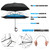 Windproof Inverted Reverse Umbrella with C Shaped Handle (Galaxy)