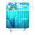 Shower Curtain with Hooks Sunset Beach Ocean, 72" x 72" (0004)