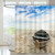 Shower Curtain with Hooks Sunset Beach Ocean, 72" x 72" (0029)