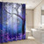 Shower Curtain with Hooks Moon and Tree, 72" x 72" (0065)