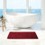 Chenille Bathroom Mat 3 Piece Set (Burgundy)