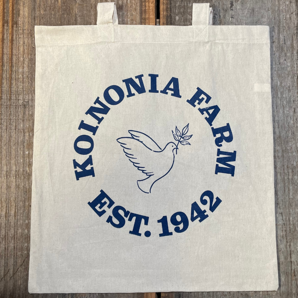Koinonia Farm Tote Bag Up Close
